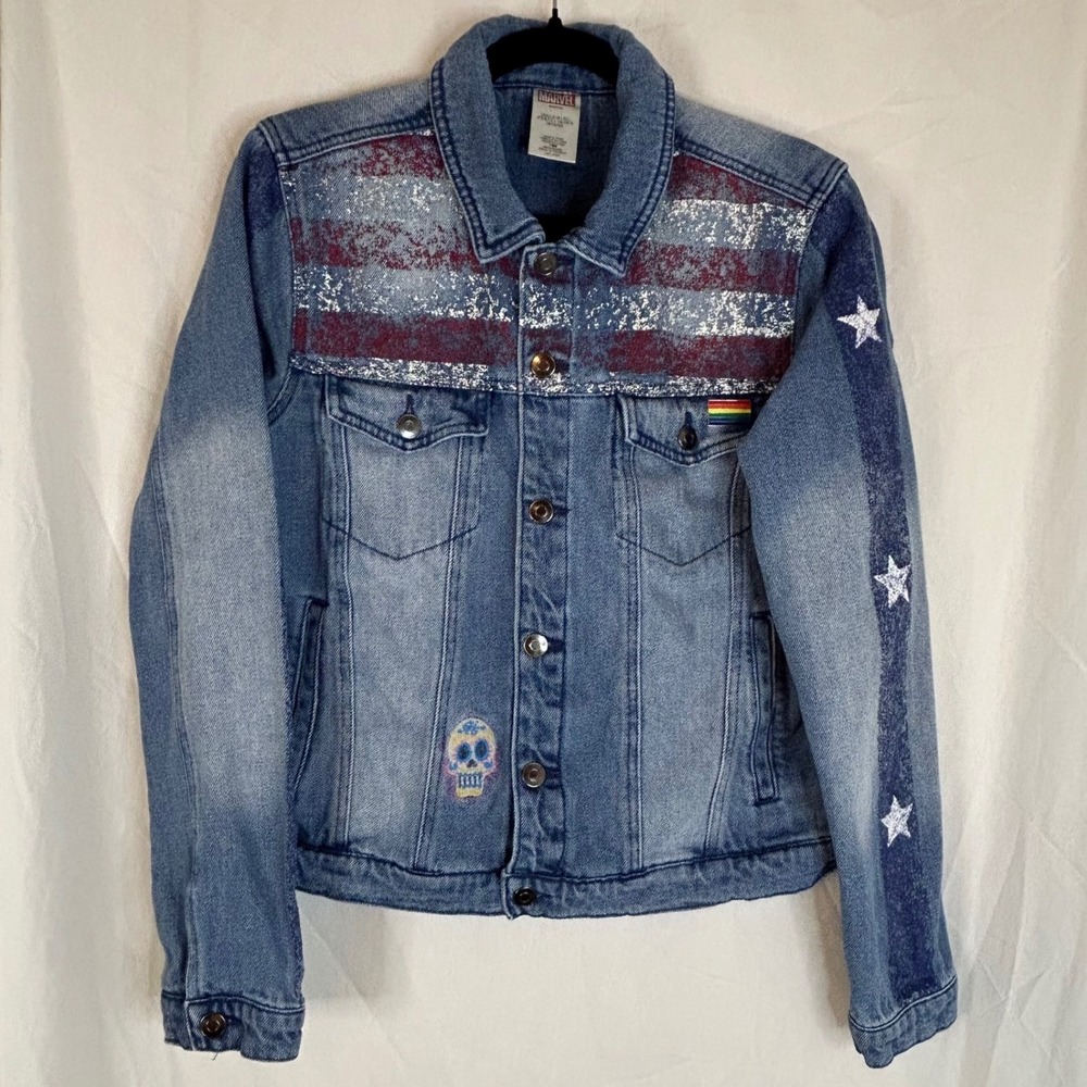 Marvel‎ Denim Jacket L/G Kids America Chavez Doctor Strange